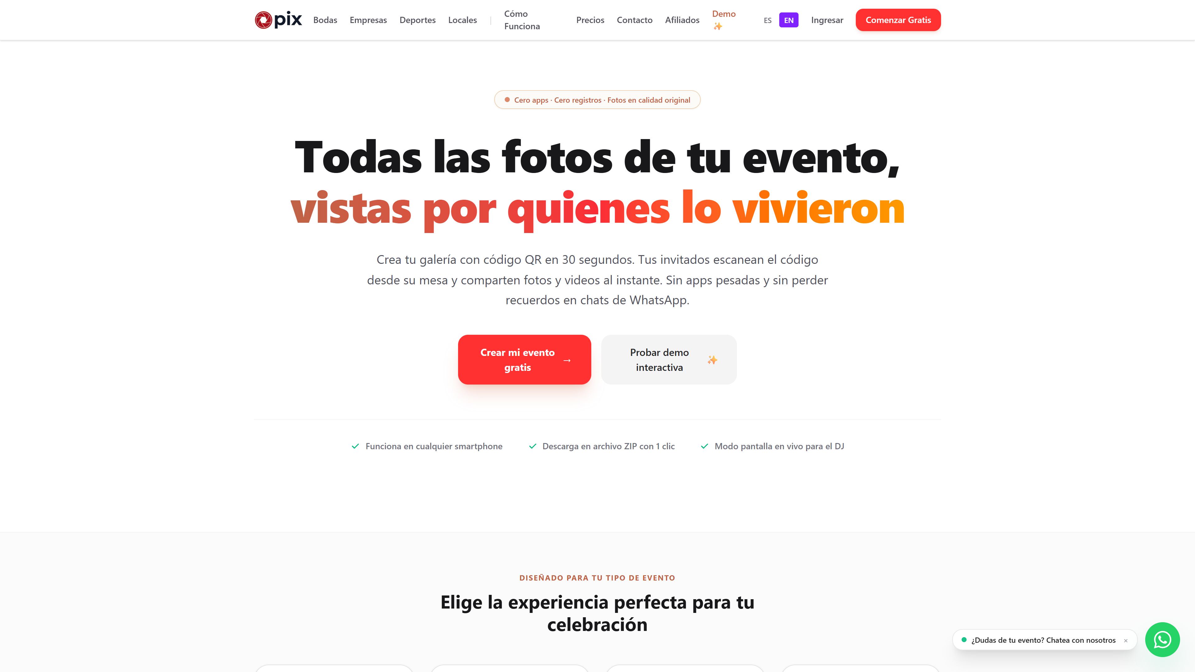 JoinPix UI Interface